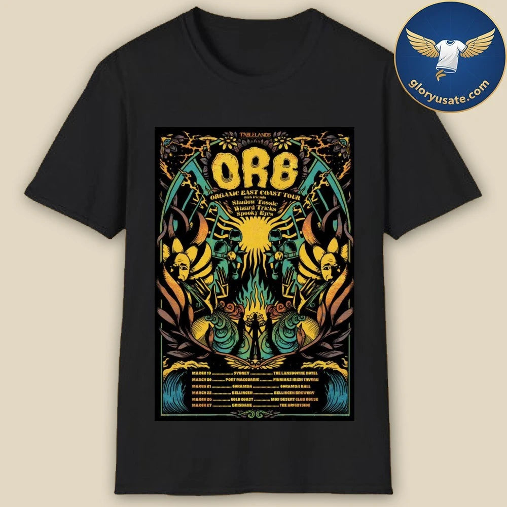 O.R.B Band Organic East Coast Tour 2026 Poster Shirt