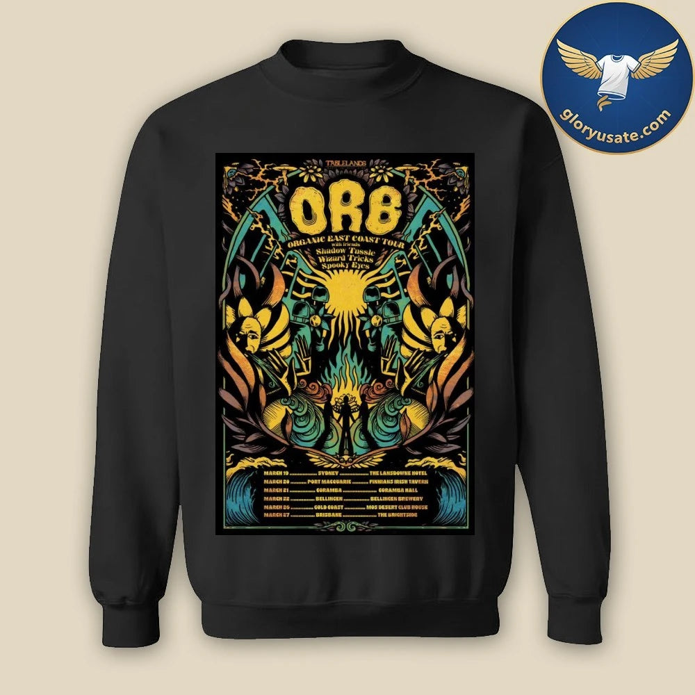 O.R.B Band Organic East Coast Tour 2026 Poster Shirt
