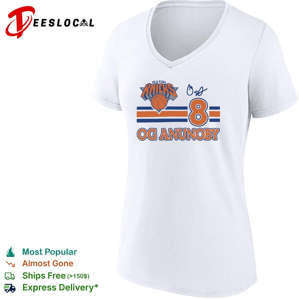OG Anunoby 8 New York Knicks jersey player signature shirt