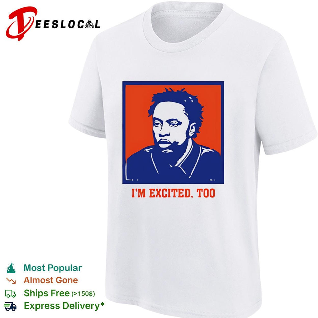 OG Anunoby I’m excited too New York Knicks fan portrait bold pop art shirt