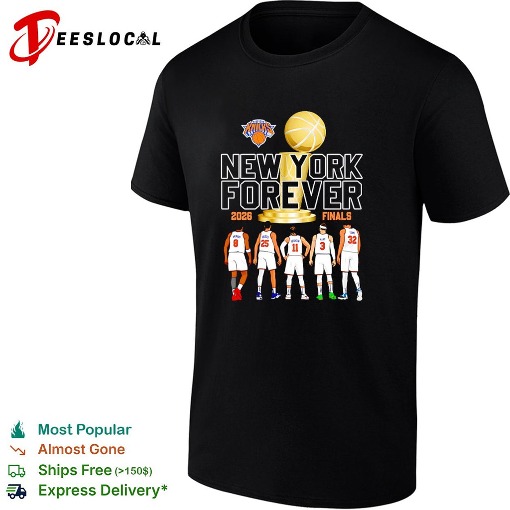 OG Anunoby Mikal Bridges Jalen Brunson Josh Hart Karl-Anthony Towns New York Knicks forever shirt