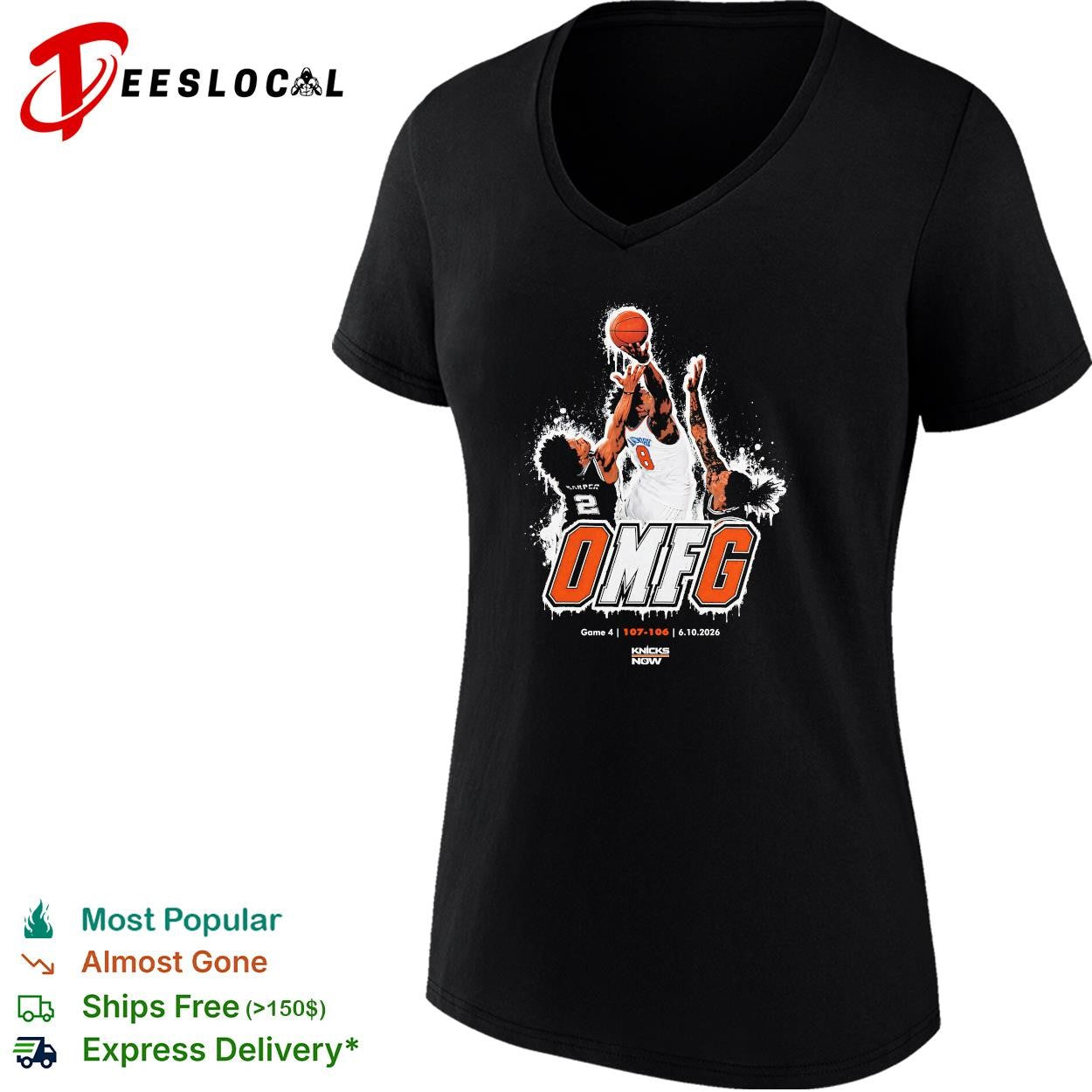 OG Anunoby Miles McBride New York Knicks OMFG Game 4 107-106 4-10-2026 shirt