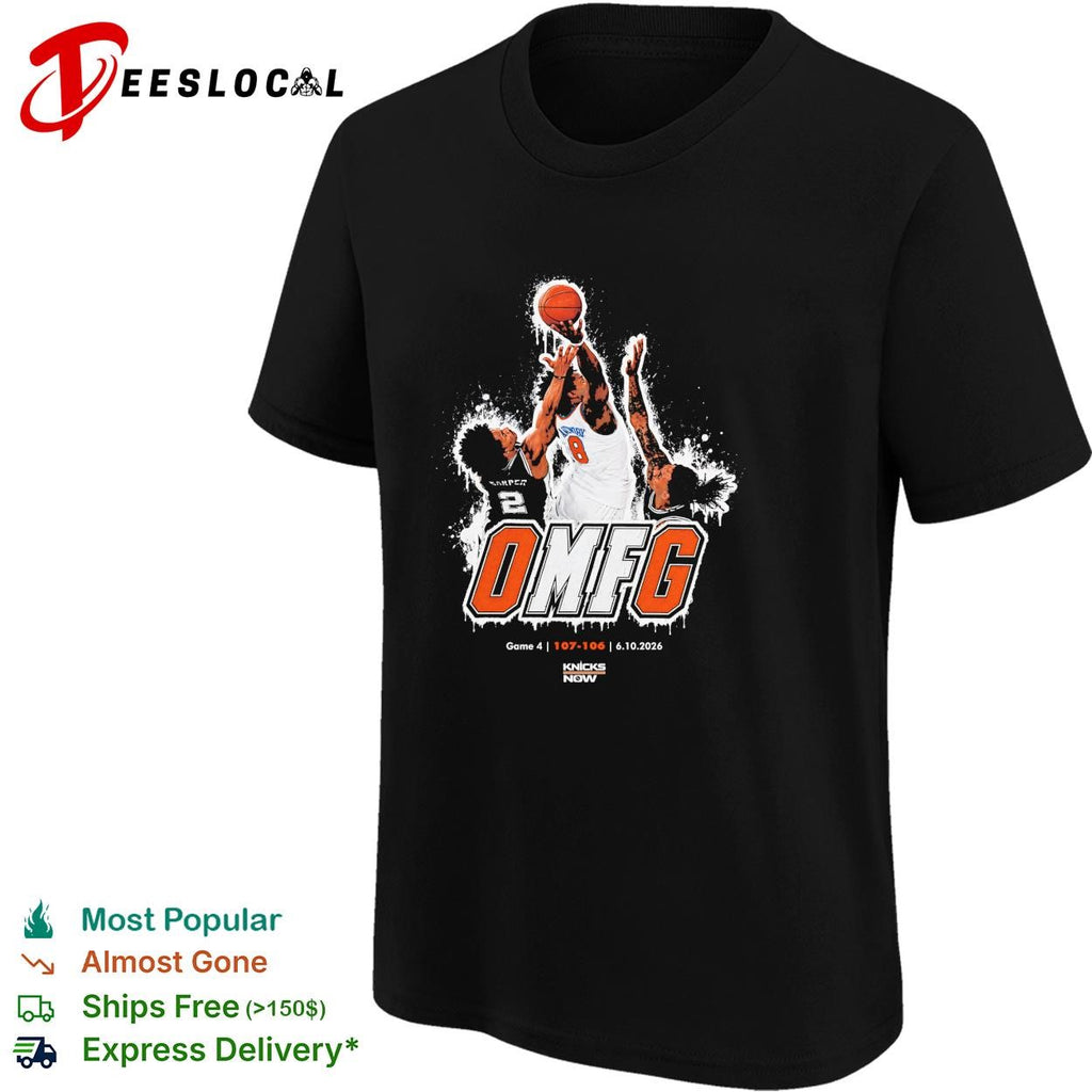 OG Anunoby Miles McBride New York Knicks OMFG Game 4 107-106 4-10-2026 shirt