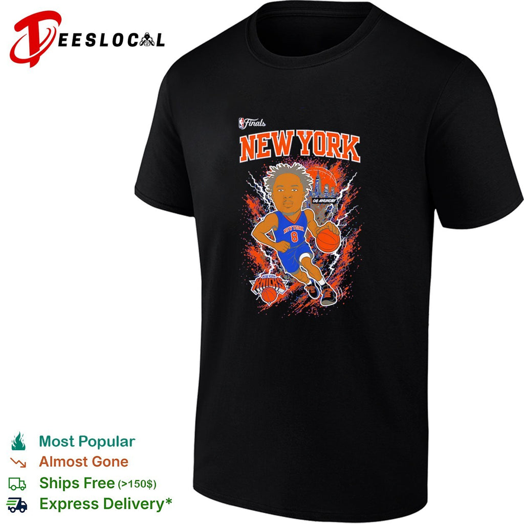 OG Anunoby New York Knicks NBA Finals New York basketball caricature shirt