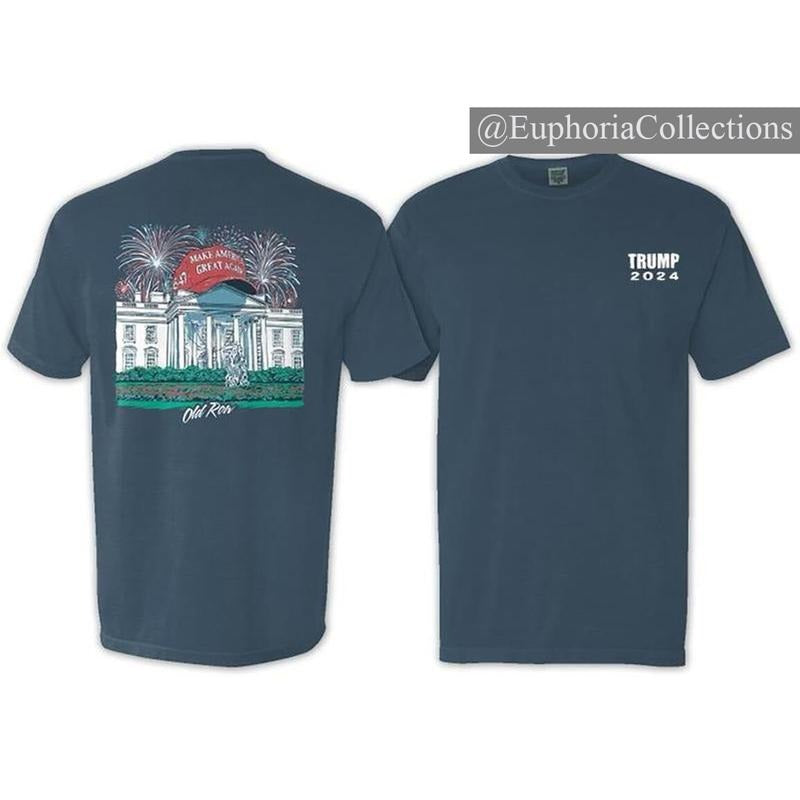 OLD ROW SHIRT #TRUMP 2024 WHITE HOU T-SHIRT , Global Trending Outfits Hoodie, Sweatshirt | TeeBloomCo.com