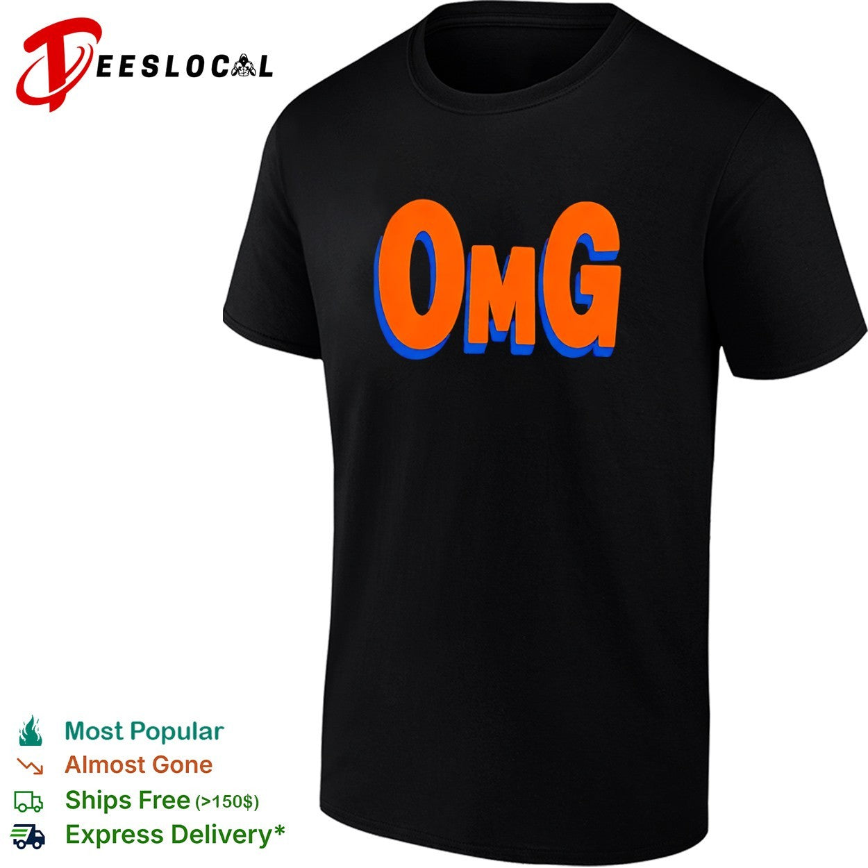 OMG as New York Knicks logo shirt