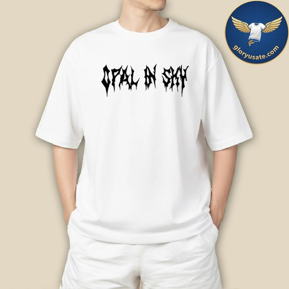 OPAL IN SKY Ram Logo by Olivia T-Shirt