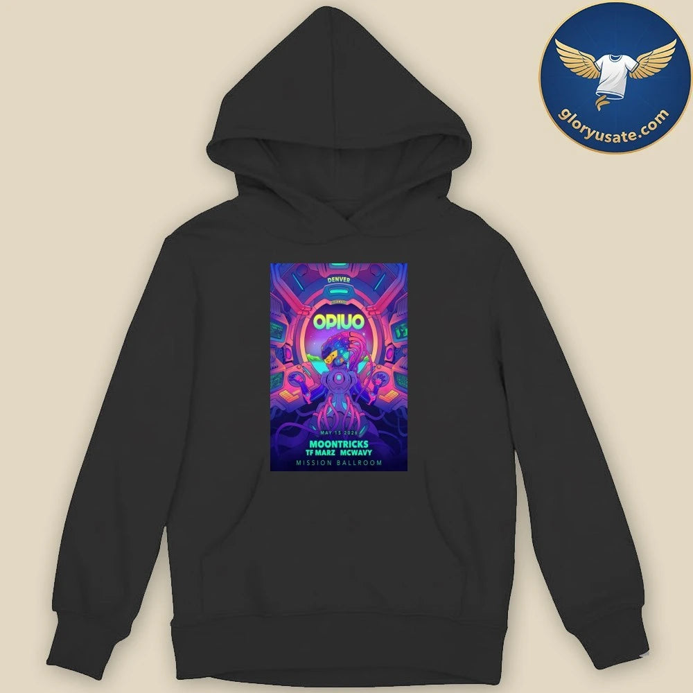 OPIUO May 15 2026 Mission Ballroom Denver CO Poster Shirt