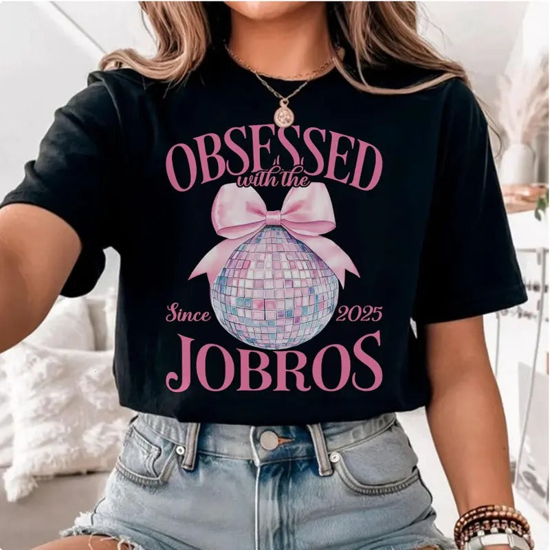 Obsessed With Jobros Coquette Fan T-Shirt Hoodie, Sweatshirt | TeeBloomCo.com