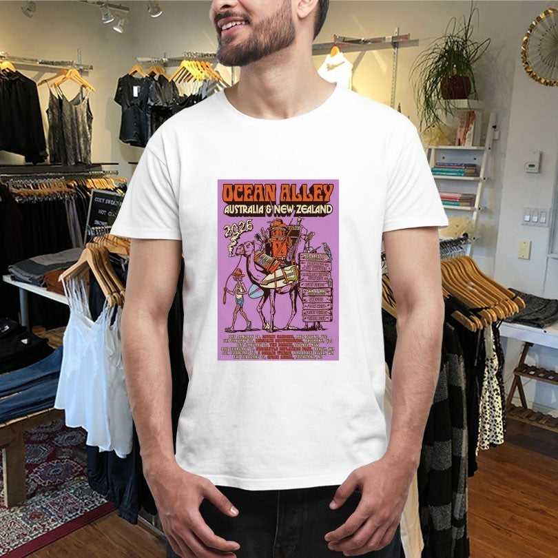 Ocean Alley Poster 2026 Australia & New Zealand Shirts