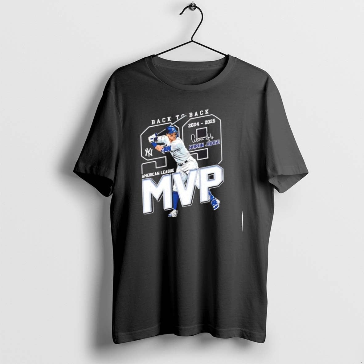 Official 2024 2025 Back To Back American League Mvp New York Yankees 99 Aaron Judge T-Shirts, Hoodie, Sweatshirt