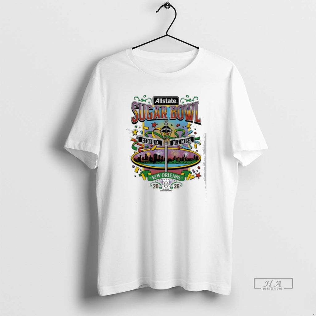 Official 2026 Allstate Sugar Bowl Georgia Ole Miss New Orleans T-Shirts, Hoodie, Sweatshirt | TeeBloomCo.com