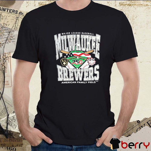 2026 Milwaukee Brewers MLB Celebrating America 250 American Family Field t-shirt