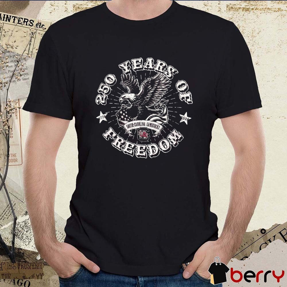 2026 NCAA South Carolina Gamecocks Americana 250 Years of Freedom t-shirt