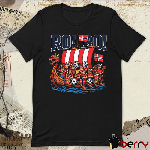 2026 RO RO Norway Viking Ship Soccer Graphic t-shirt