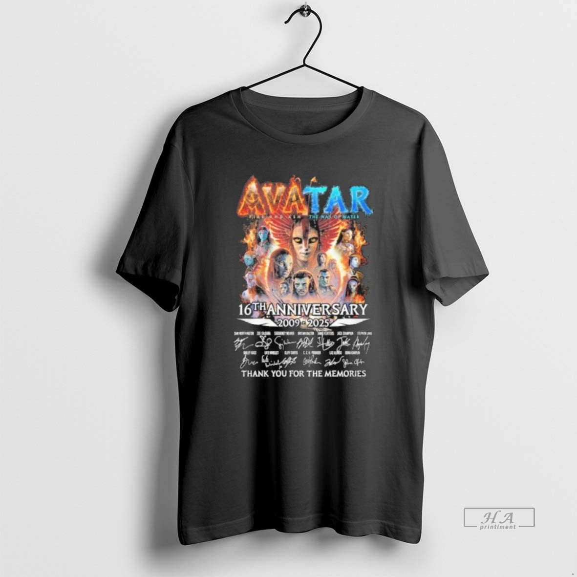 Official Avatar Fire And Ash The Way Of Water 16th Anniversary 2009 2025 T-Shirts, Hoodie, Sweatshirt | TeeBloomCo.com