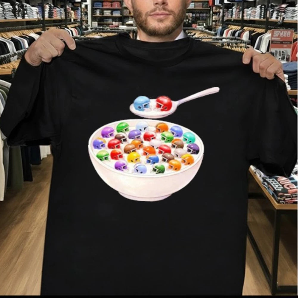 Official BAD BUNNY DEBI TIRAR MAS FOTOS HELMET CEREAL BOWL Shirt