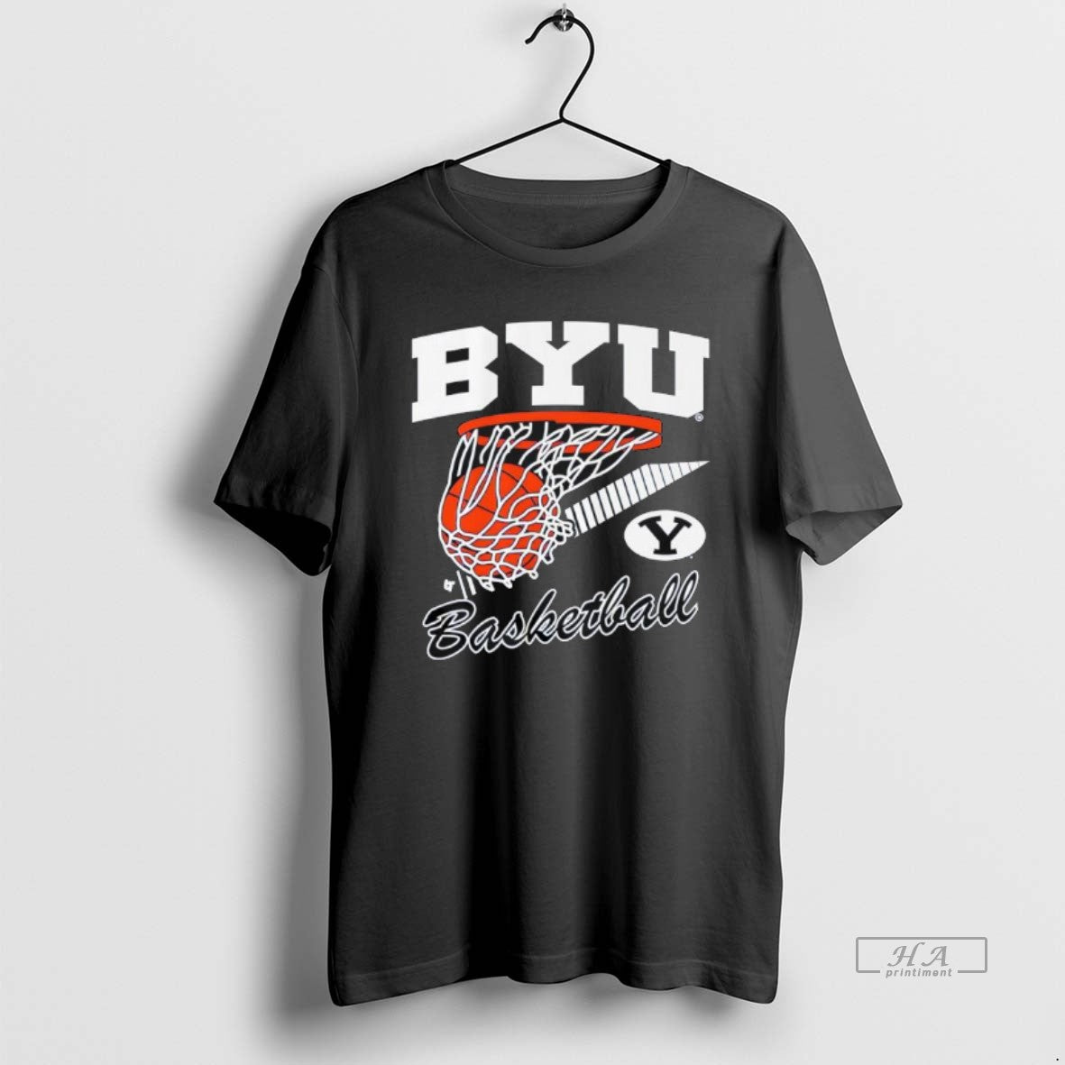 Official Byu Basketball Retro Swish Logo T-Shirts, Hoodie, Sweatshirt | TeeBloomCo.com