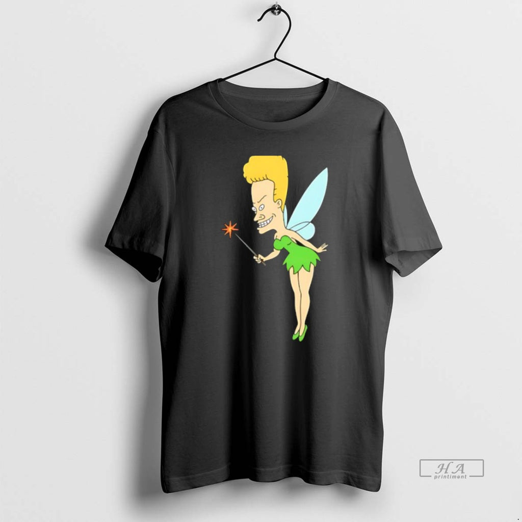 Official Beavis X Tinker Bell The Cornholio Fairy T-Shirts, Hoodie, Sweatshirt | TeeBloomCo.com