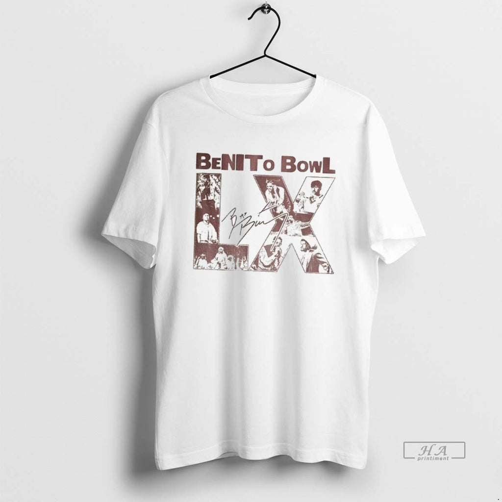 Official Benito Bowl 2026 Football Lix Bad Bunny Signature T-Shirts, Hoodie, Sweatshirt | TeeBloomCo.com