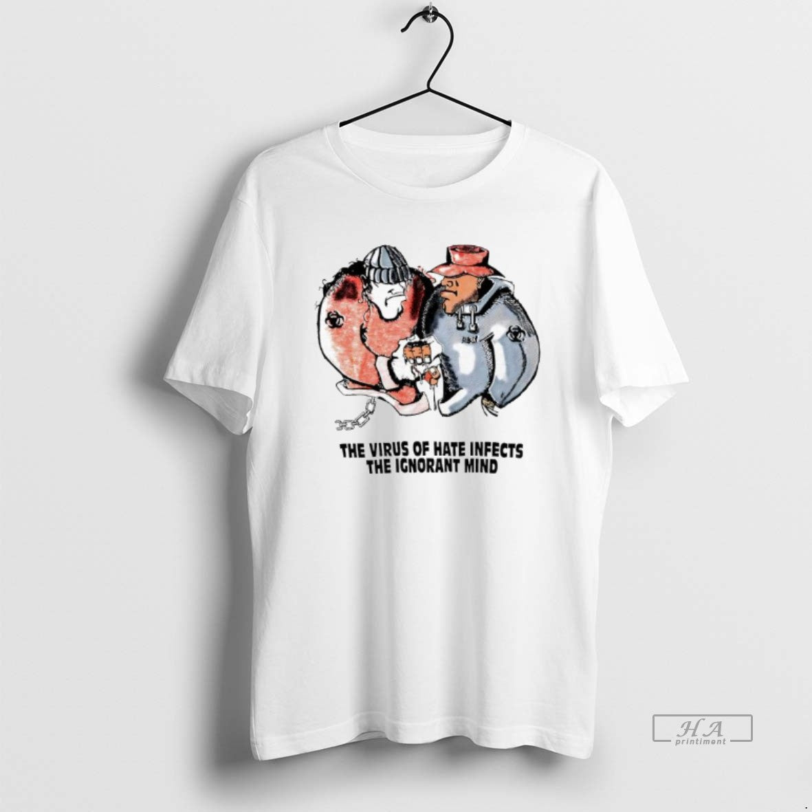 Official Biohazard The Virus Of Hate Infects The Ignorant Mind T-Shirts, Hoodie, Sweatshirt | TeeBloomCo.com