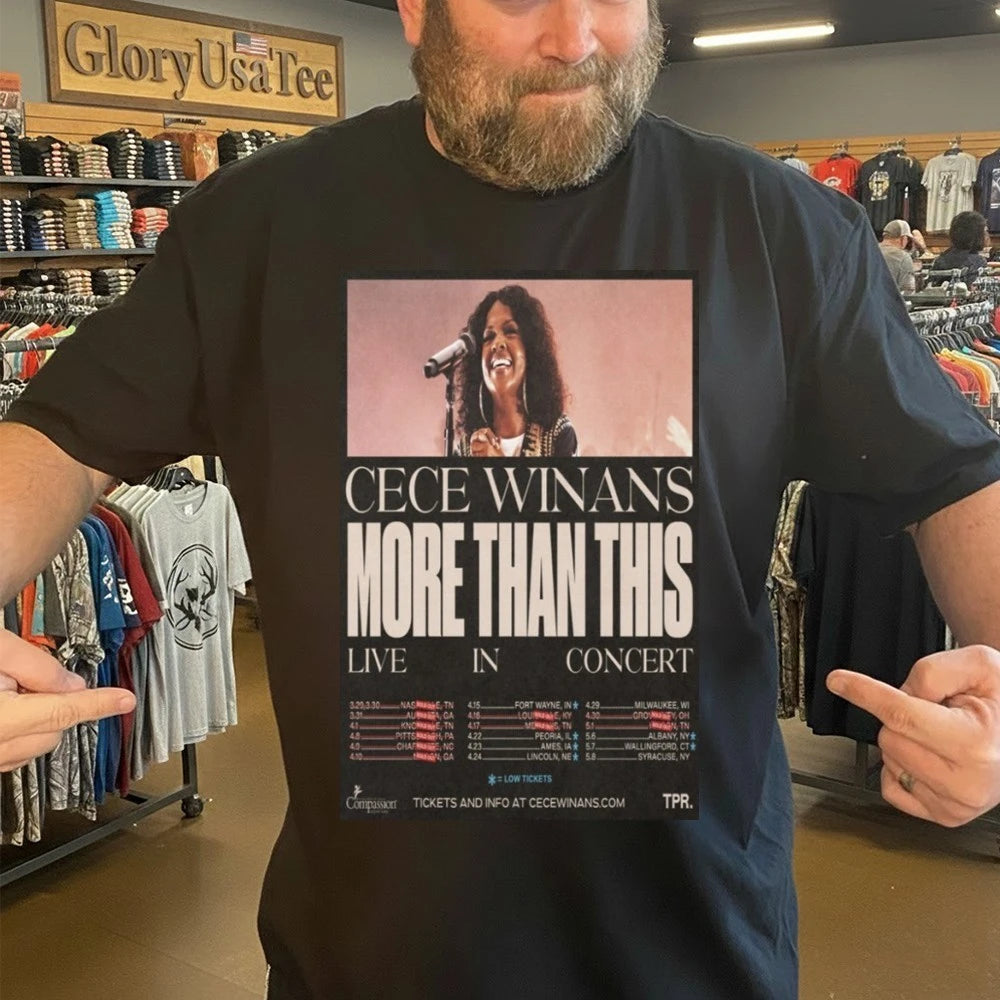 Official CeCe Winans More Than This Tour In Concert 2026 Poster Shirt