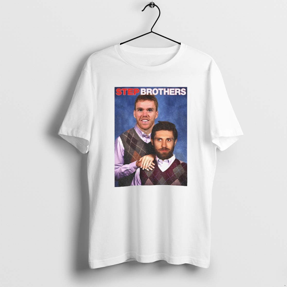 Official Connor Mcdavid Leon Draisaitl Step Brothers Funny Graphic T-Shirts, Hoodie, Sweatshirt | TeeBloomCo.com