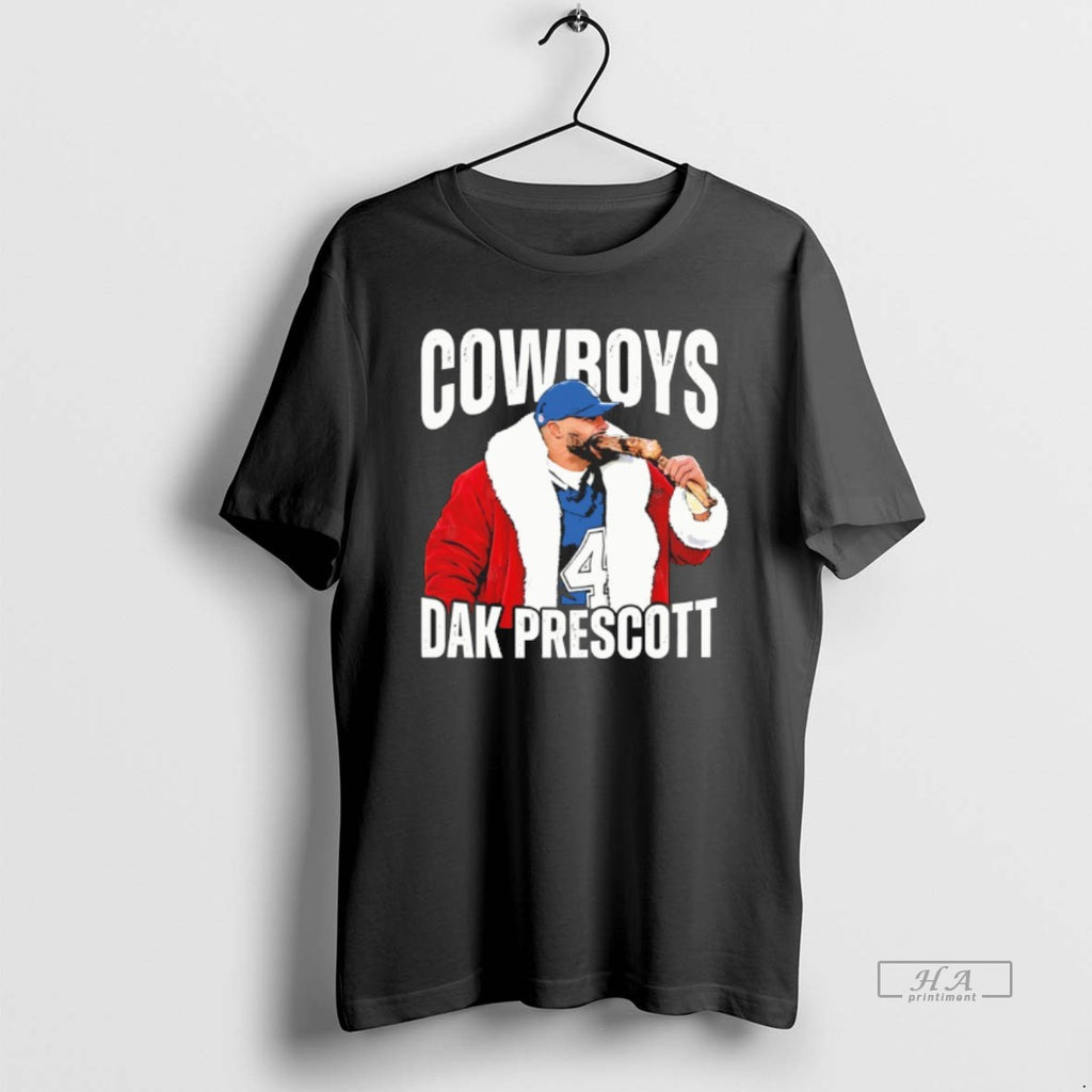 Official Dak Prescott With Christmas Win Vs Commanders 2025 Graphic T-Shirts, Hoodie, Sweatshirt | TeeBloomCo.com