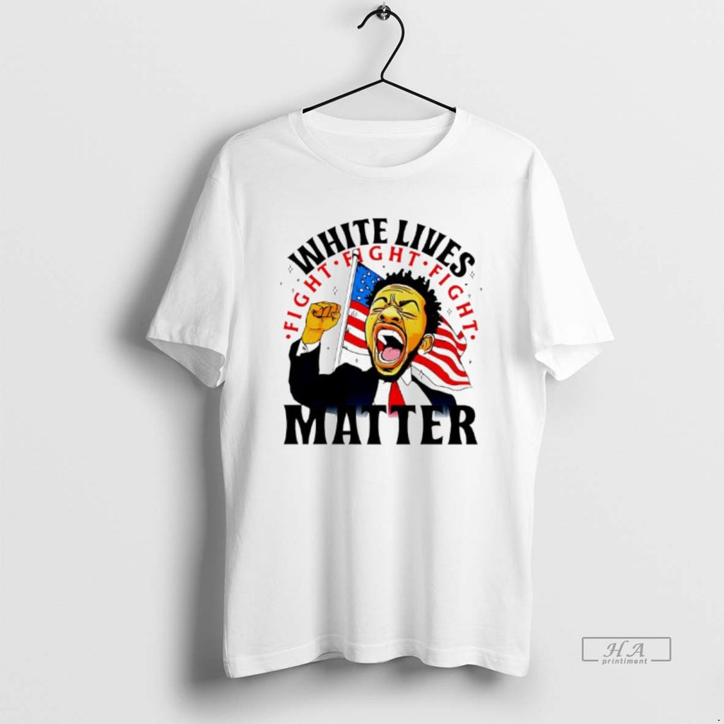 Official Dariusz Matecki White Lives Fight Fight Fight Matter Flag Graphic T-Shirts, Hoodie, Sweatshirt | TeeBloomCo.com