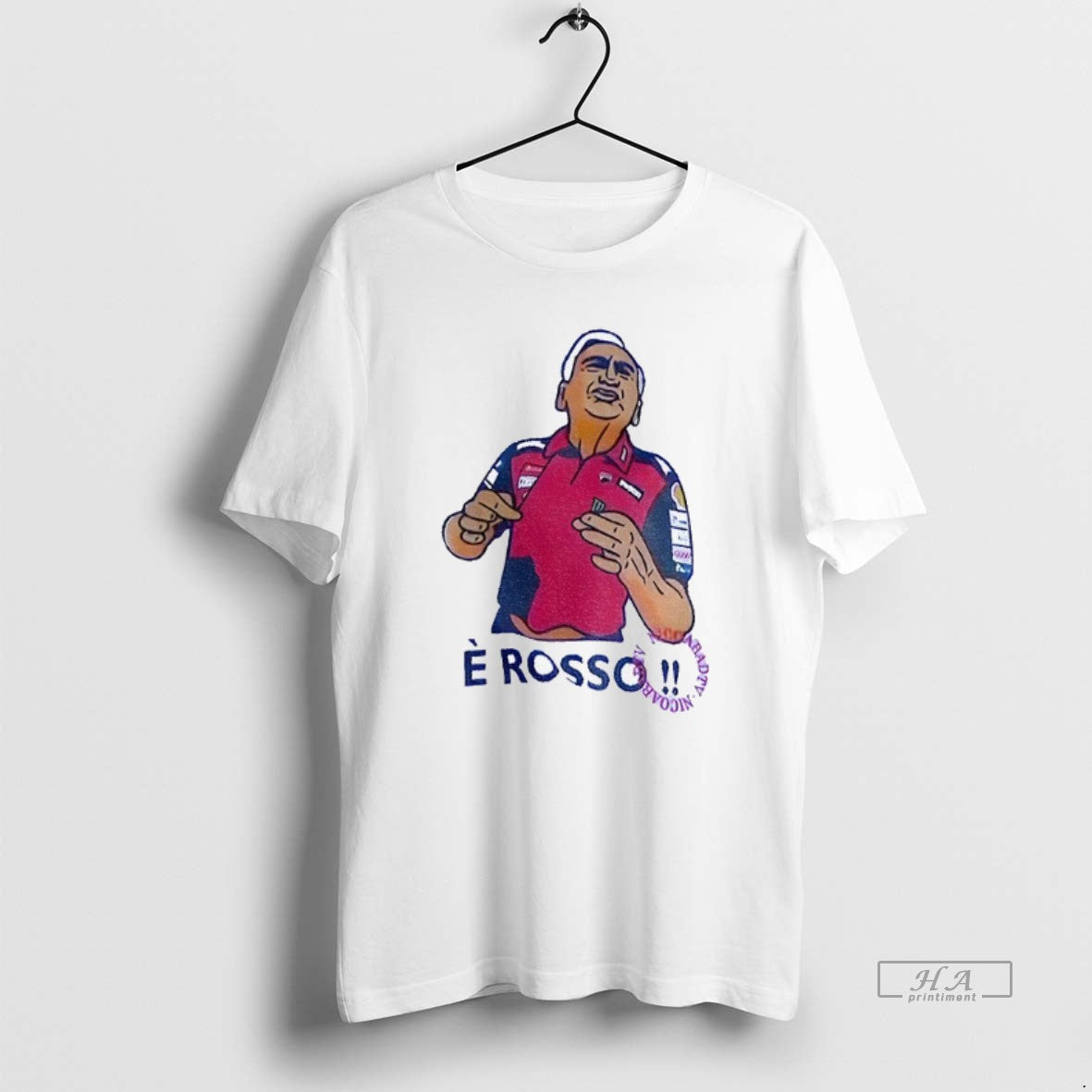 Official Davide Tardozzi Grand Prix 250cc E Rosso Cartoon T-Shirts, Hoodie, Sweatshirt | TeeBloomCo.com