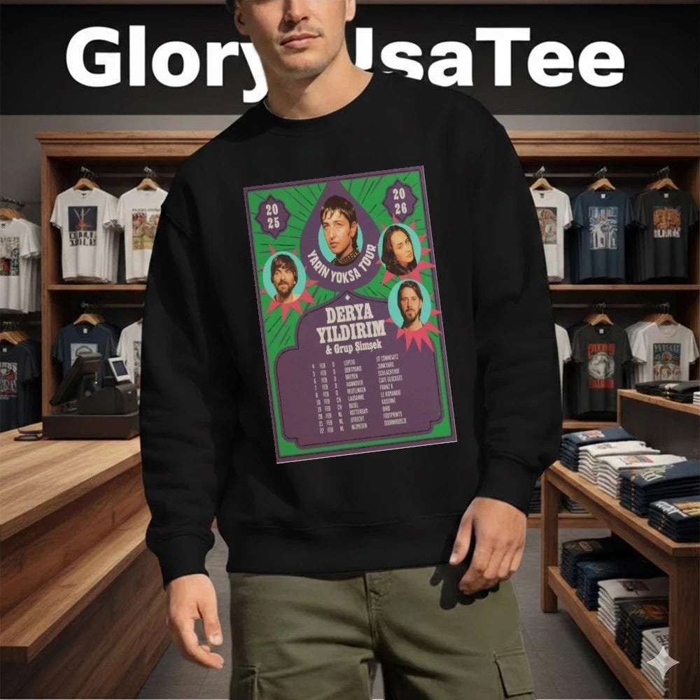 Official Derya Yildirim &amp; Grup Simsek February 2026 Poster Shirt