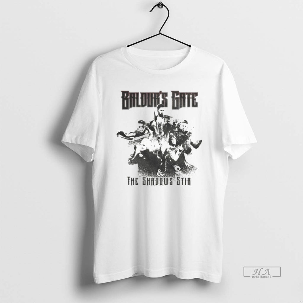 Official Dungeons Dragons Baldurs Gate Iii Characters Shadows Stir Skimmer T-Shirts, Hoodie, Sweatshirt | TeeBloomCo.com
