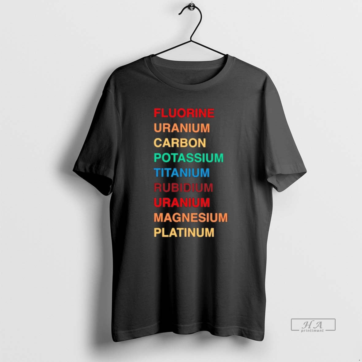 Official Fluorine Uranium Carbon Potassium Titanium T-Shirts, Hoodie, Sweatshirt | TeeBloomCo.com