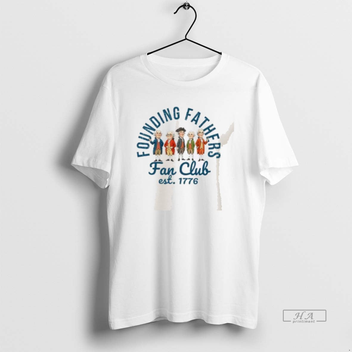 Official Founding Fathers Fan Club Est 1776 T-Shirts, Hoodie, Sweatshirt | TeeBloomCo.com