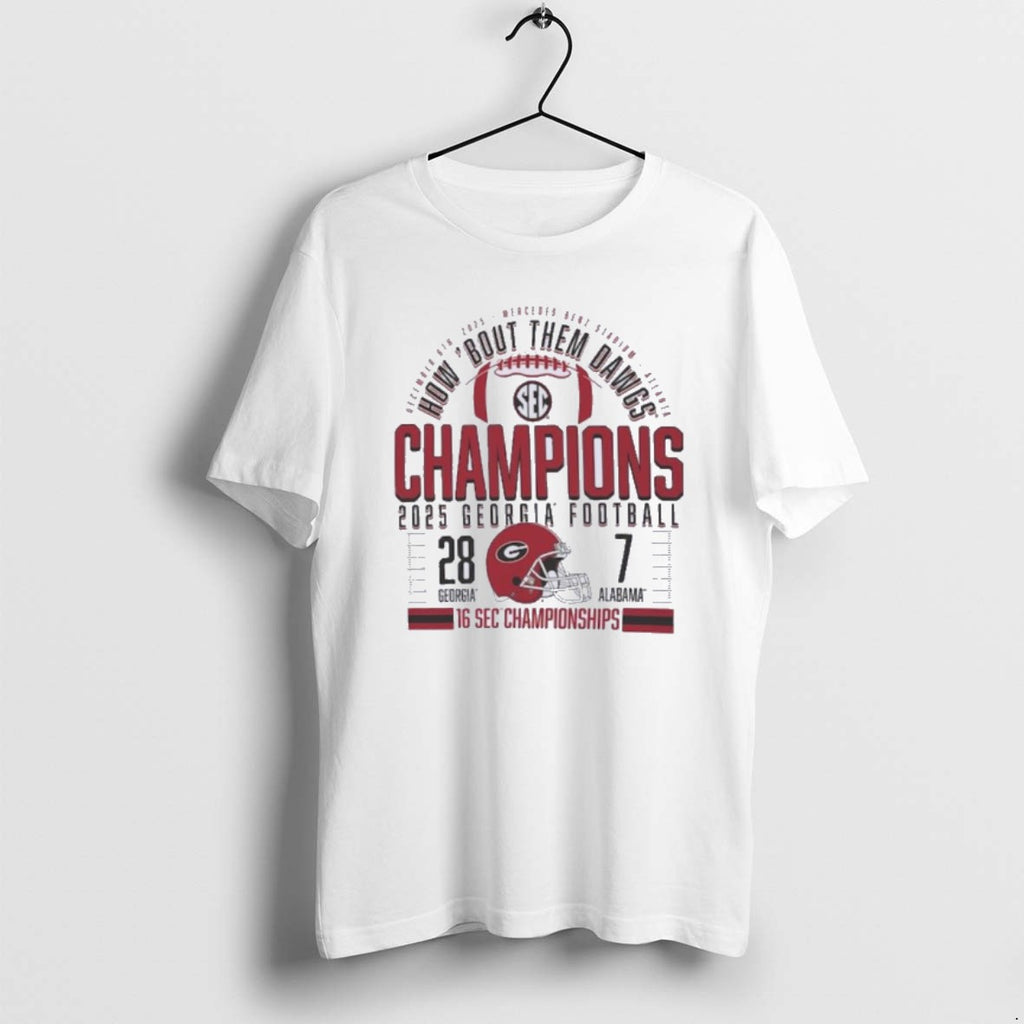 Official Georgia Bulldogs Sec Football Champions 16 Sec Championship T-Shirts, Hoodie, Sweatshirt | TeeBloomCo.com