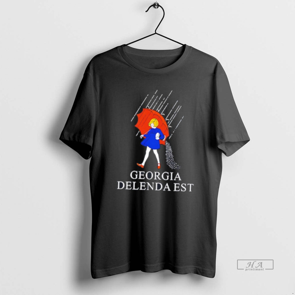 Official Georgia Delenda Est Graphic Tee Hoodie, Sweatshirt | TeeBloomCo.com
