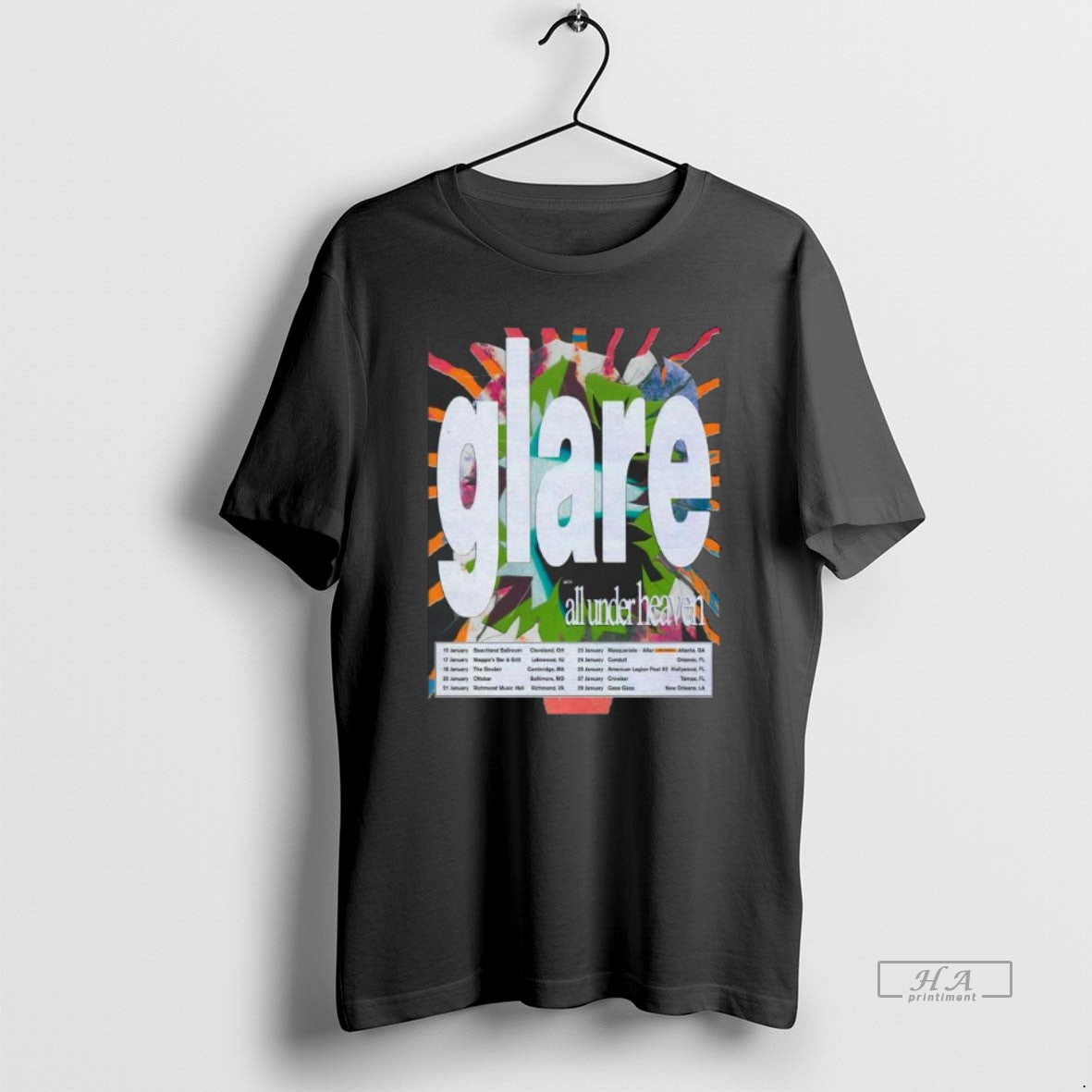 Official Glare January 2026 Shows T-Shirts, Hoodie, Sweatshirt | TeeBloomCo.com