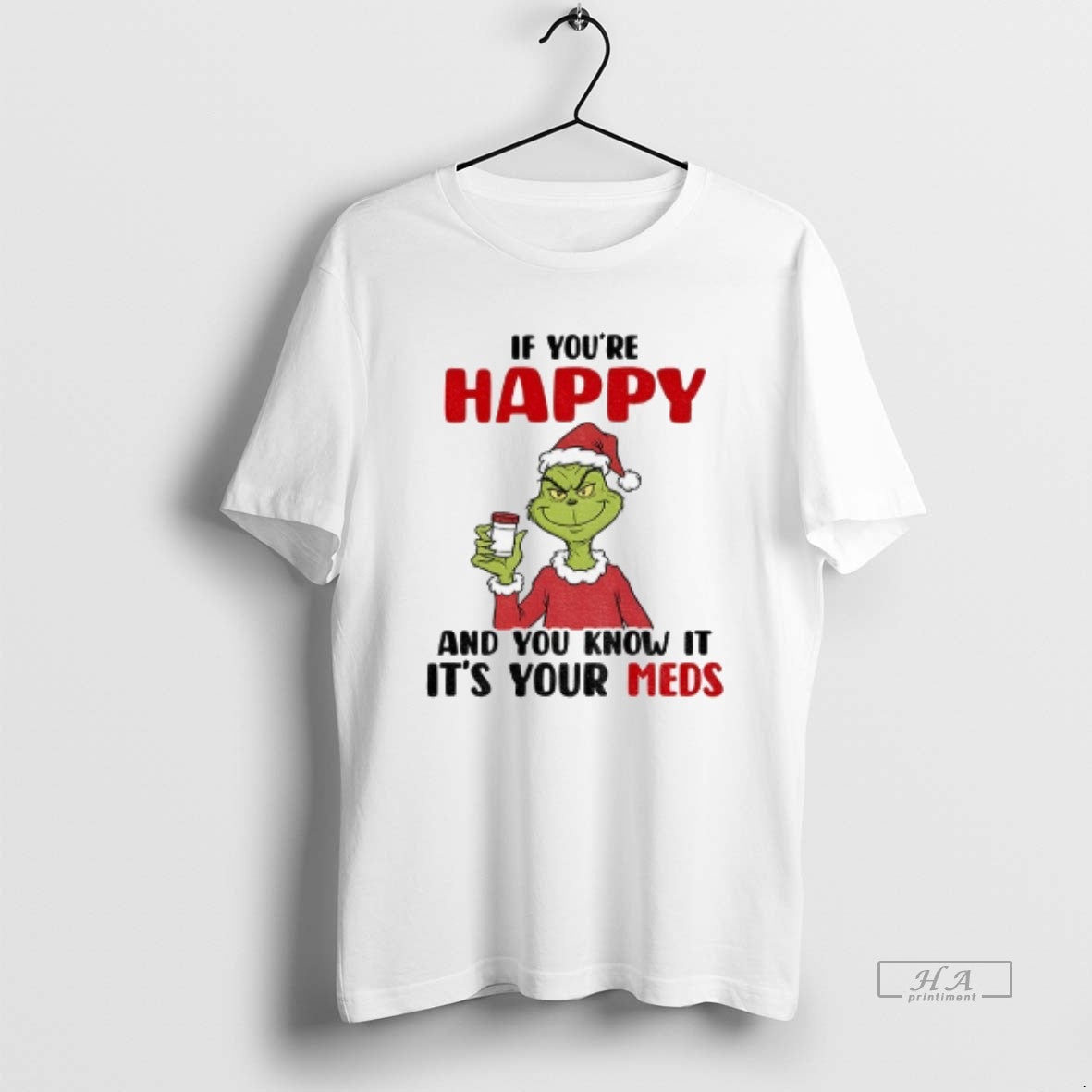 Official Grinch Santa Im A Cranky Old Lady If You Dont Want A Sarcastic Answer T-Shirts, Hoodie, Sweatshirt | TeeBloomCo.com