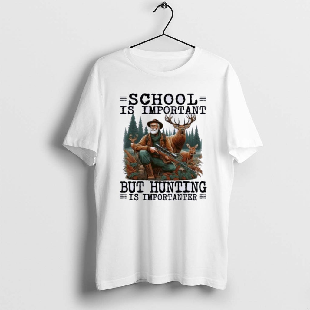Official Hunting School Is Important T-Shirts, Hoodie, Sweatshirt | TeeBloomCo.com