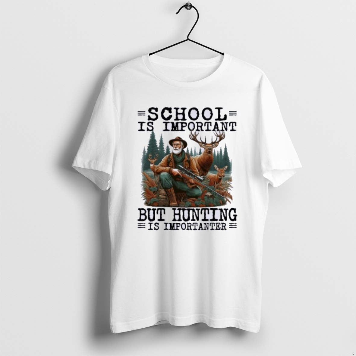 Official Hunting School Is Important T-Shirts, Hoodie, Sweatshirt | TeeBloomCo.com