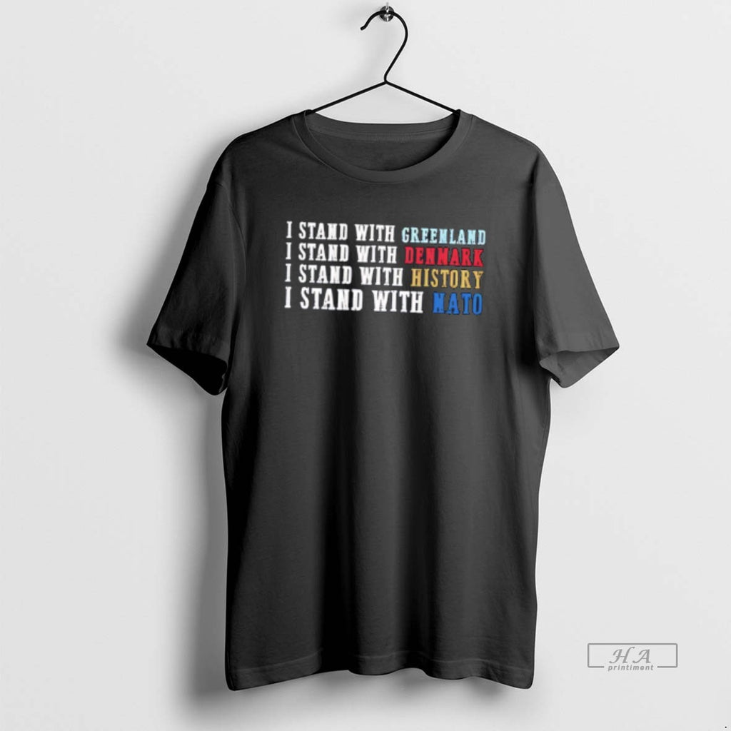 Official I Stand With Greenland Denmark History Nato Tee Hoodie, Sweatshirt | TeeBloomCo.com