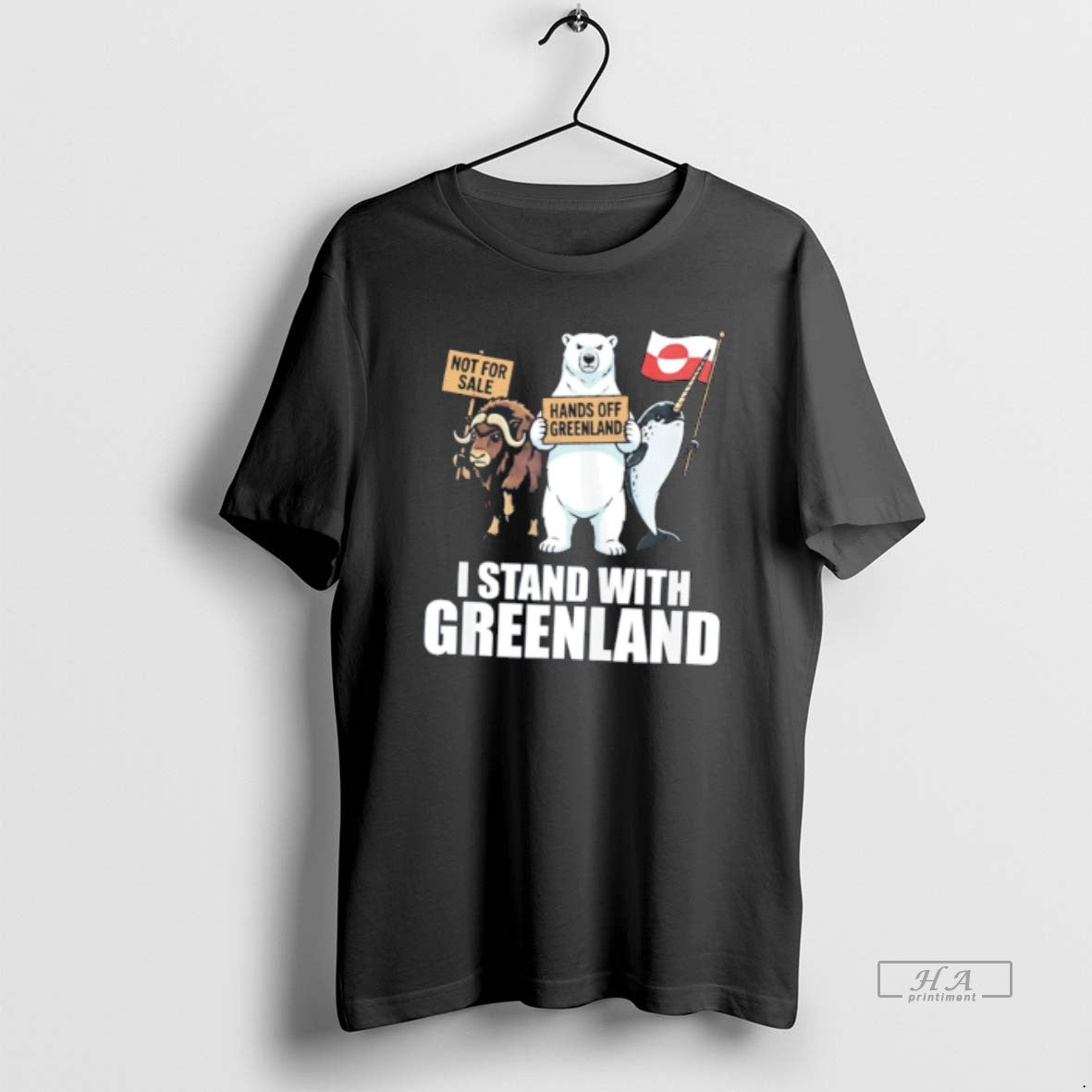 Official I Stand With Greenland Not For Sale Hands Of Greenland Tee Hoodie, Sweatshirt | TeeBloomCo.com