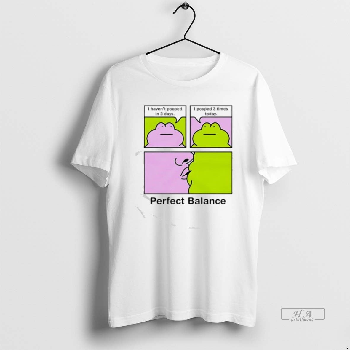 Official I Havent Pooped In 3 Days I Pooped 3 Times Today Perfect Balance T-Shirts, Hoodie, Sweatshirt | TeeBloomCo.com