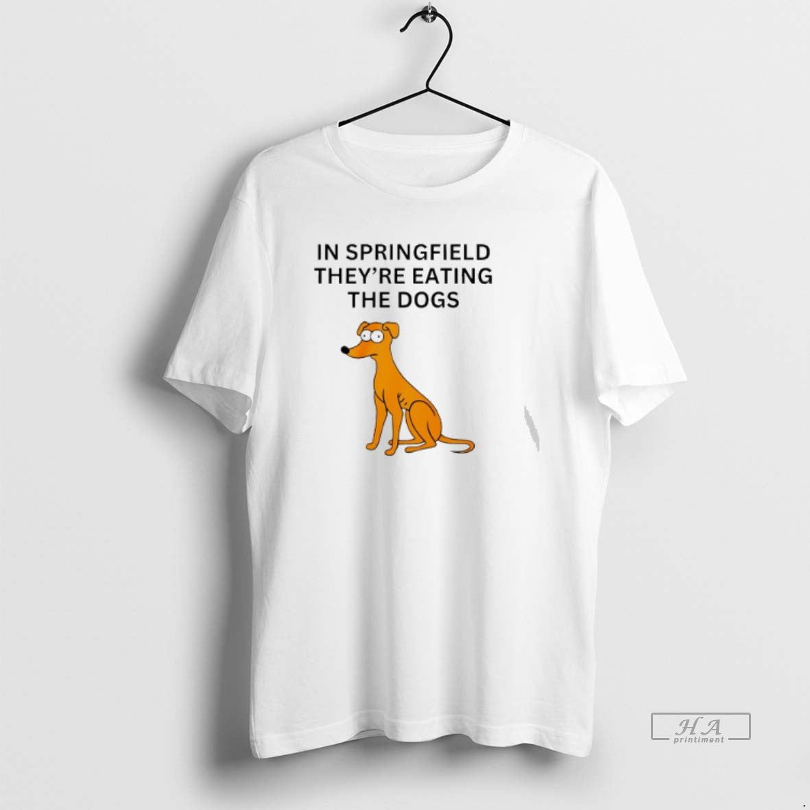 Official In Springfield Theyre Eating The Dogs T-Shirts, Hoodie, Sweatshirt | TeeBloomCo.com