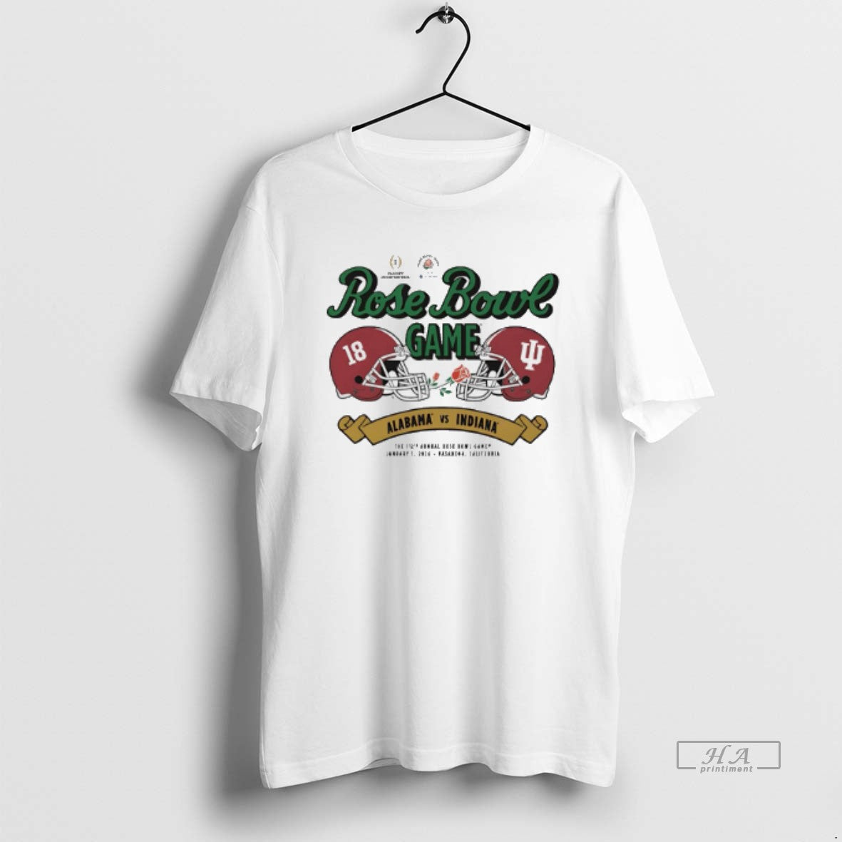 Official Indiana Vs Alabama 2026 Rose Bowl Game Helmet Matchup T-Shirts, Hoodie, Sweatshirt | TeeBloomCo.com