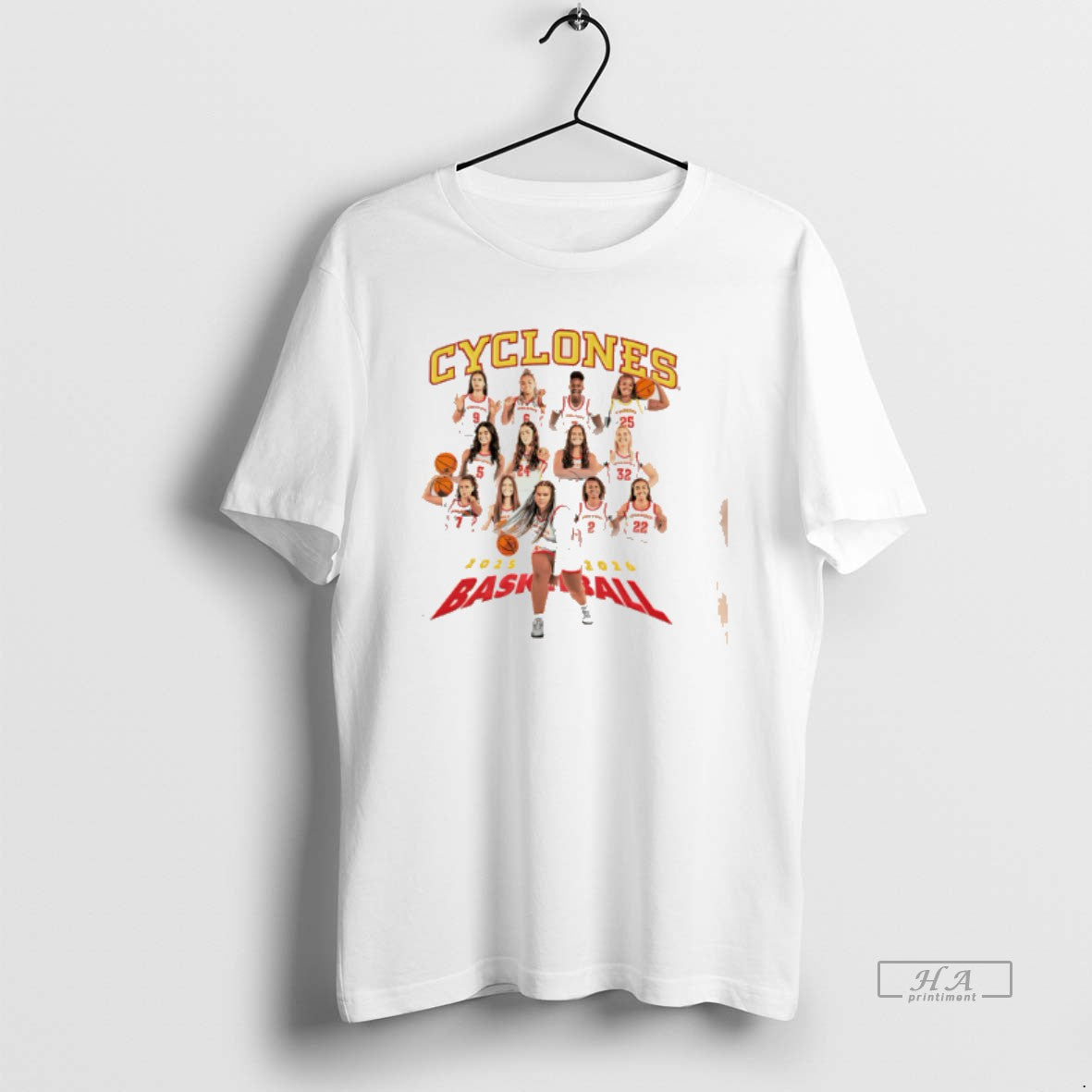 Official Iowa State Womens Basketball Team Collage Tee Hoodie, Sweatshirt | TeeBloomCo.com