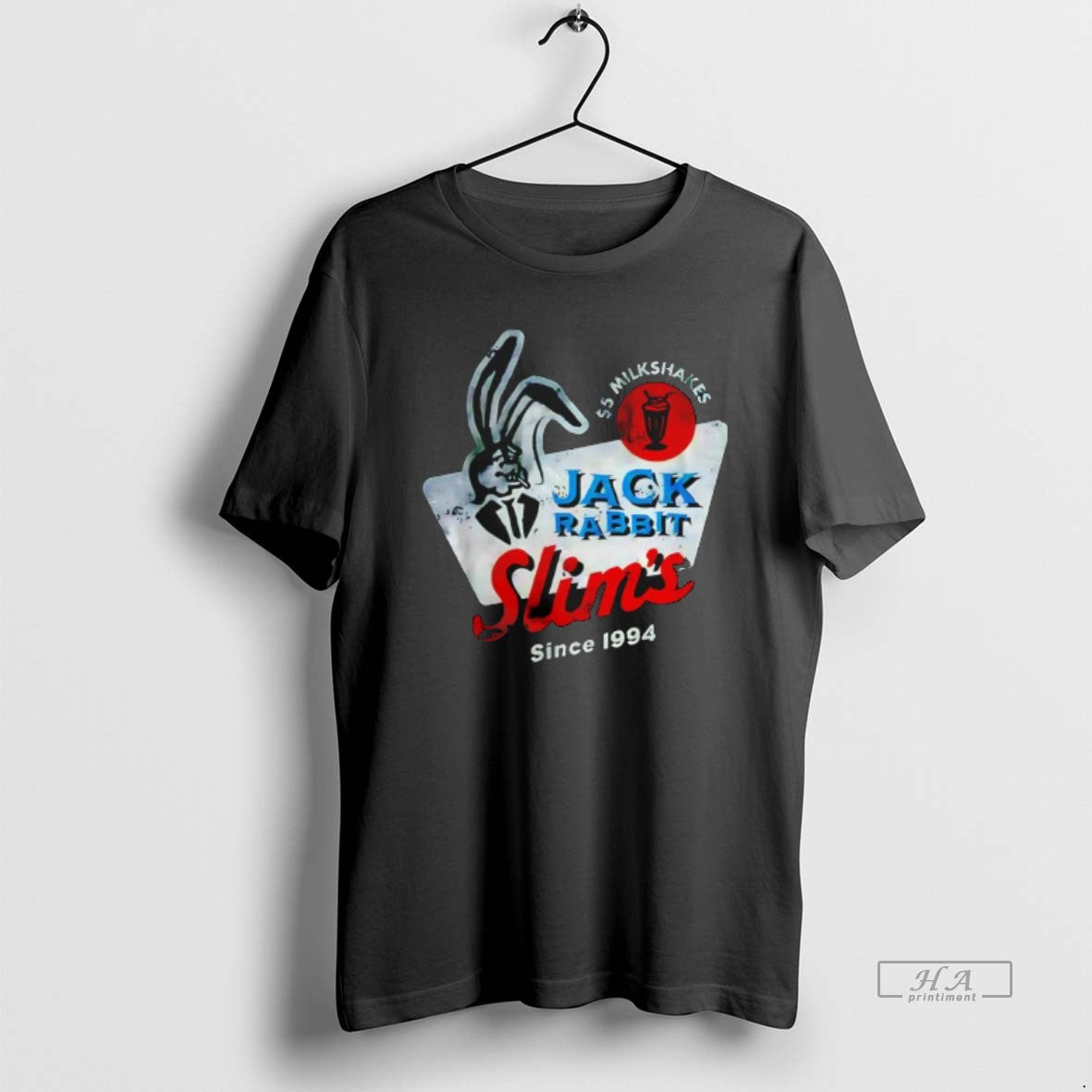 Official Jack Rabbit Slims Pulp Fiction Milkshake Restaurant Since 1994 Graphic T-Shirts, Hoodie, Sweatshirt | TeeBloomCo.com