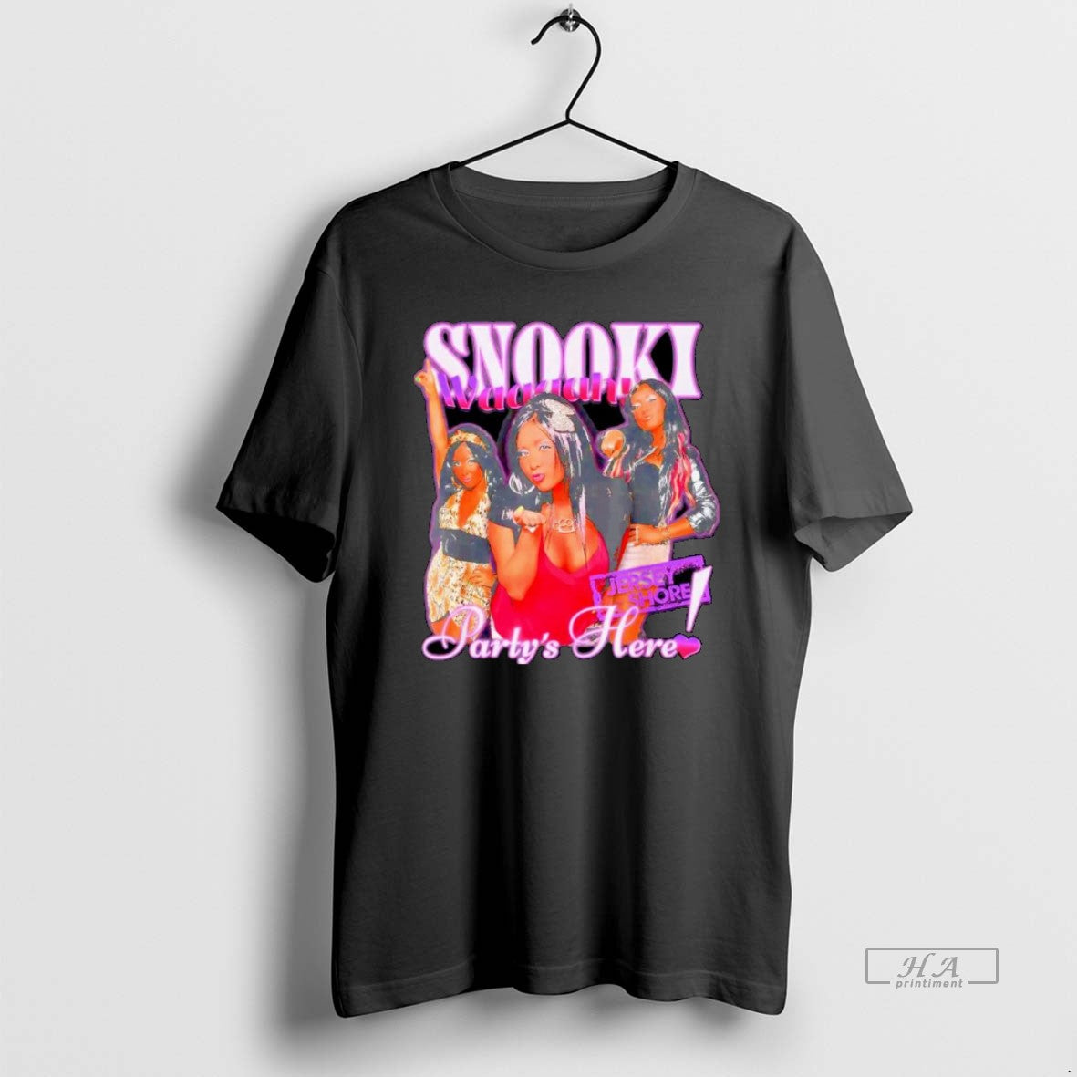 Official Jersey Shore Partys Here Snooki T-Shirts, Hoodie, Sweatshirt | TeeBloomCo.com