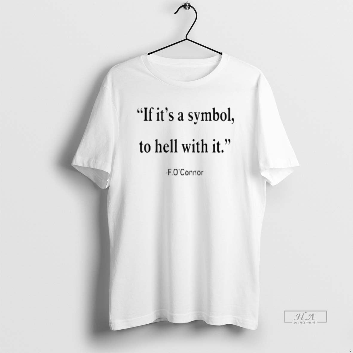 Official Jonathan Roumie Wearing If It Is Just A Symbol To Hell With It T-Shirts, Hoodie, Sweatshirt | TeeBloomCo.com