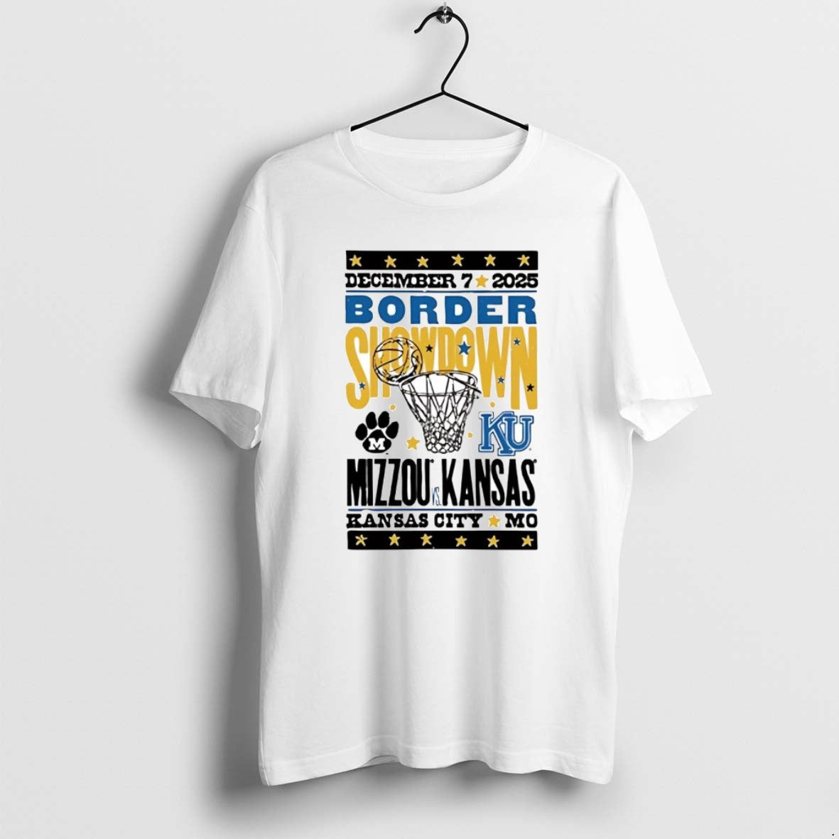 Official Kansas Jayhawks And Missouri Tigers 2025 Border Showdown T-Shirts, Hoodie, Sweatshirt | TeeBloomCo.com